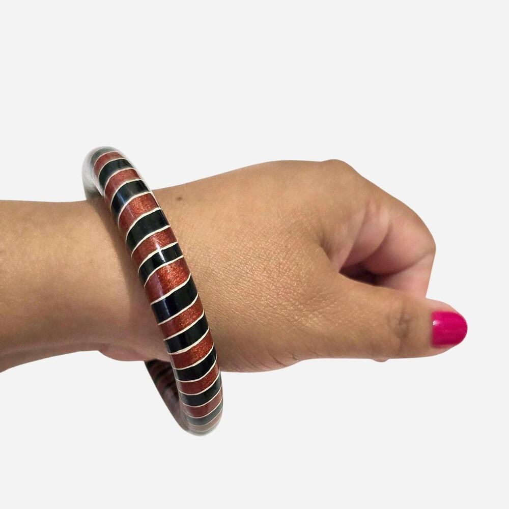 Retro multicolored bangle